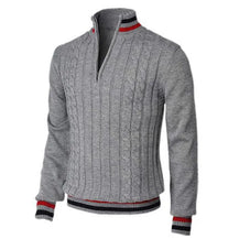 Turtleneck Long Sleeves Zipper Sweater for Men