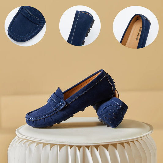 Boys' Suede Loafers for Everyday Wear