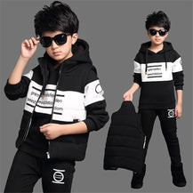 Stylish Thickened Winter Suit for Boys