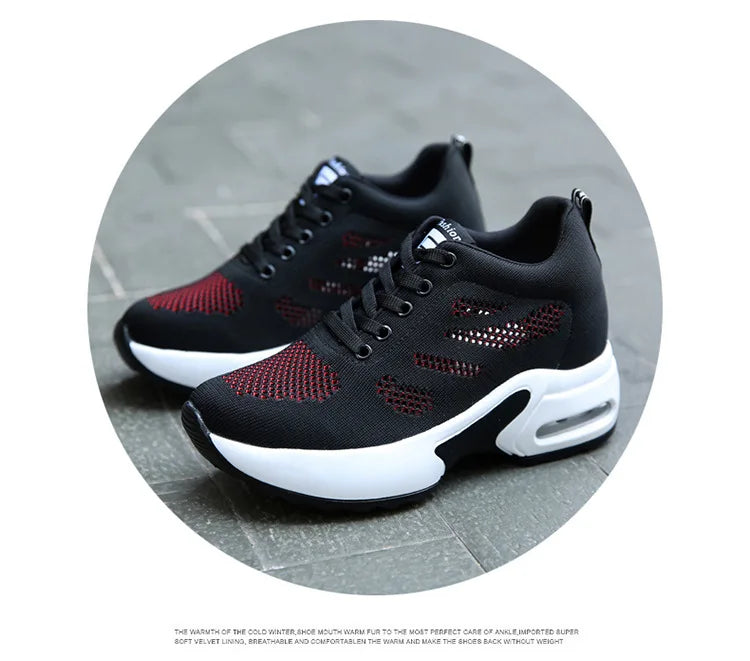 Women's Platform Mesh Breathable Sneakers