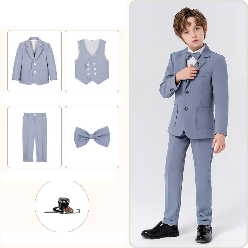 Boys’ Beige Piano Dress Suit