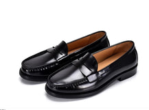 Men’s Glossy Leather Loafer Shoes