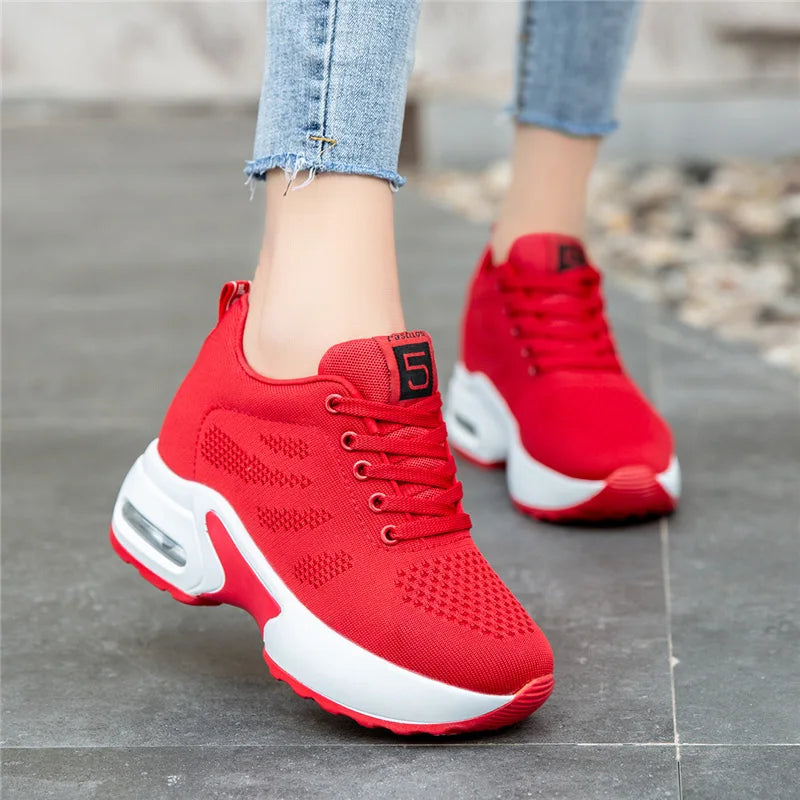 Women's Platform Mesh Breathable Sneakers