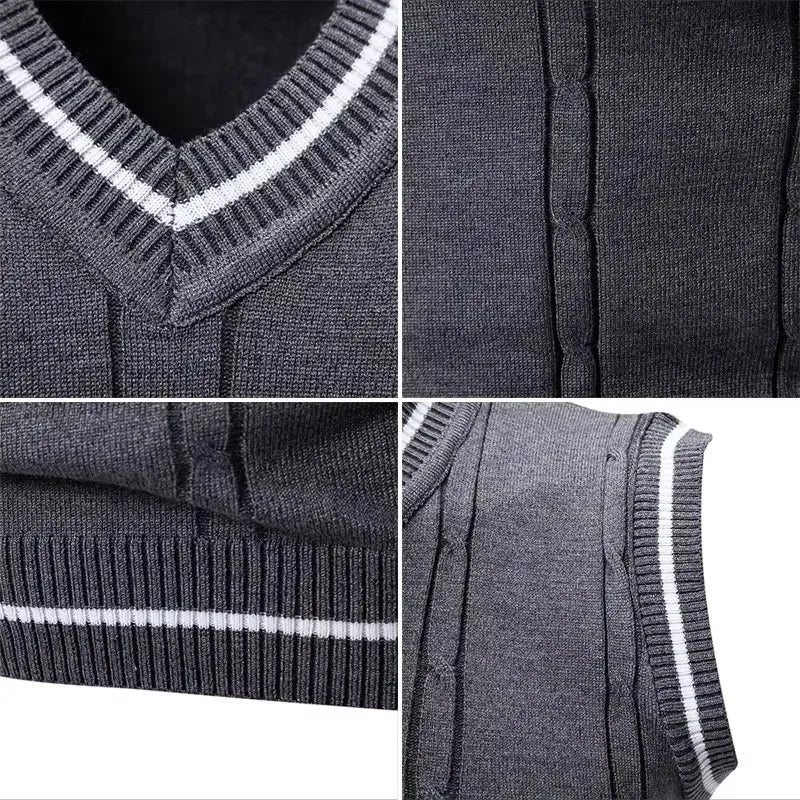 Men's Warm Knitted Sweater Vest
