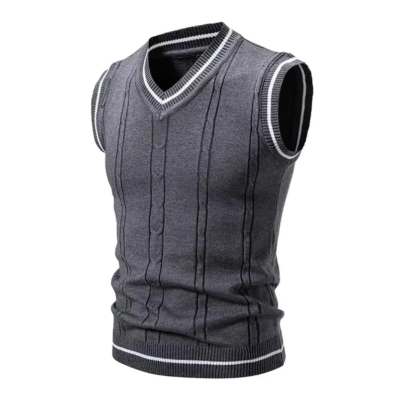 Men's Warm Knitted Sweater Vest