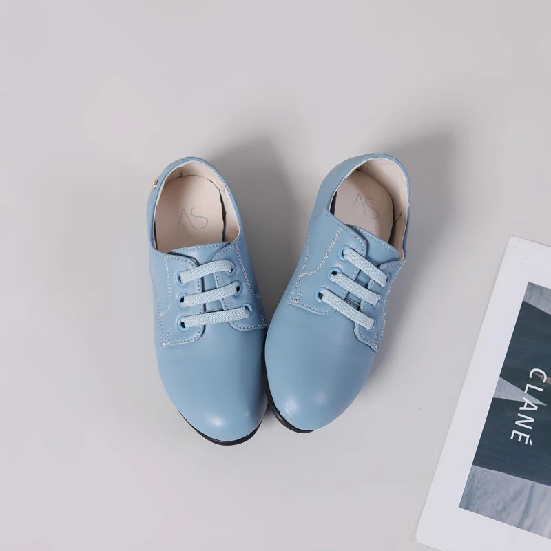 Kids’ Soft Slip-On Leather Shoes