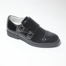 Kids’ Double Buckle Formal School Shoes