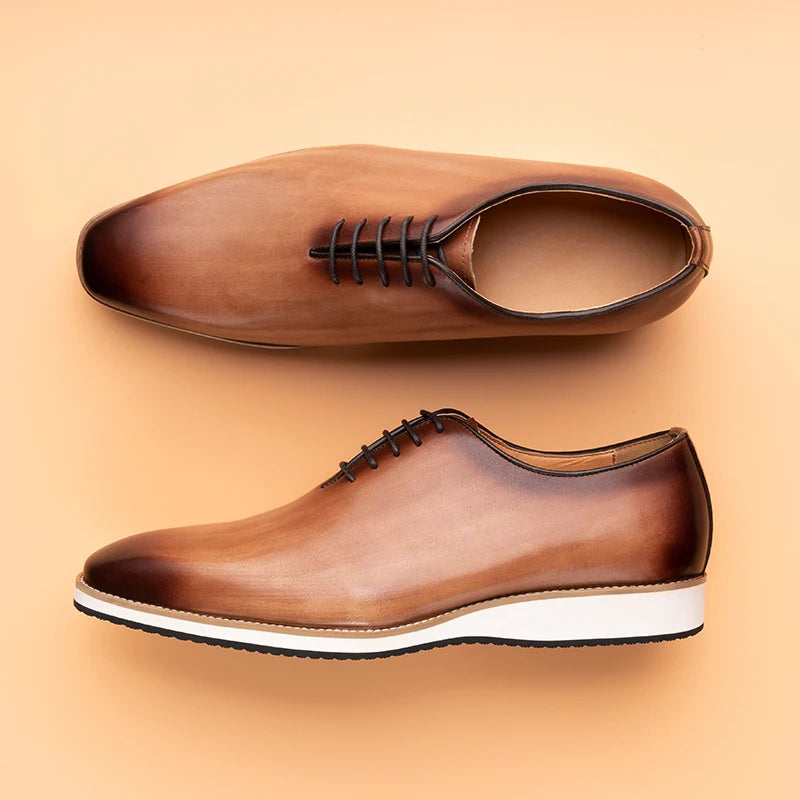Men's Handcrafted Oxford Style Casual Sneakers