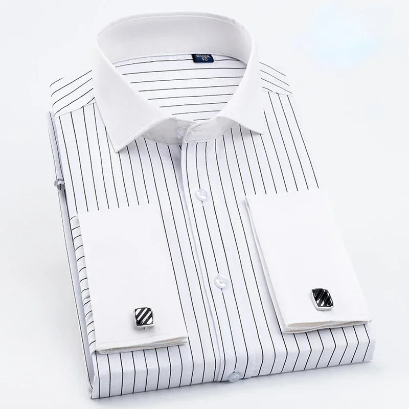 Men’s French Cufflinks Dress Shirt
