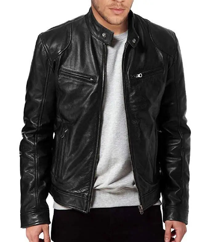 Dashing Windproof Biker Jacket for Men