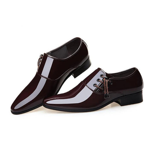Boys' Sophisticated Black Leather Loafers