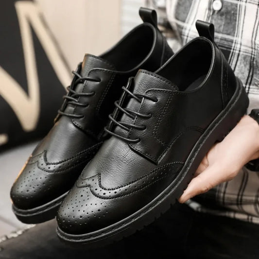 Men’s Leather Oxford Dress Shoes for Business & Party