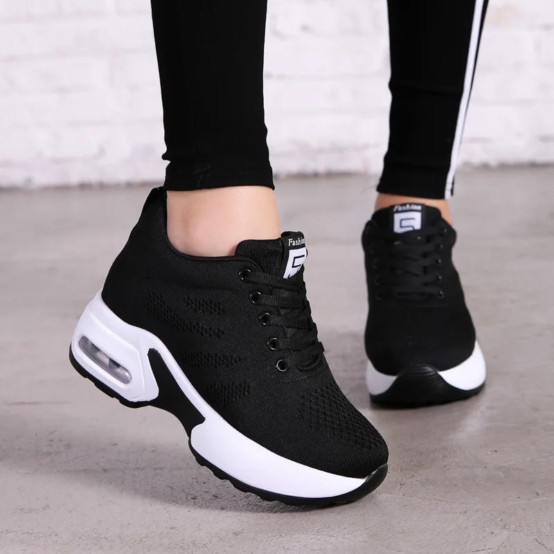 Women's Platform Mesh Breathable Sneakers