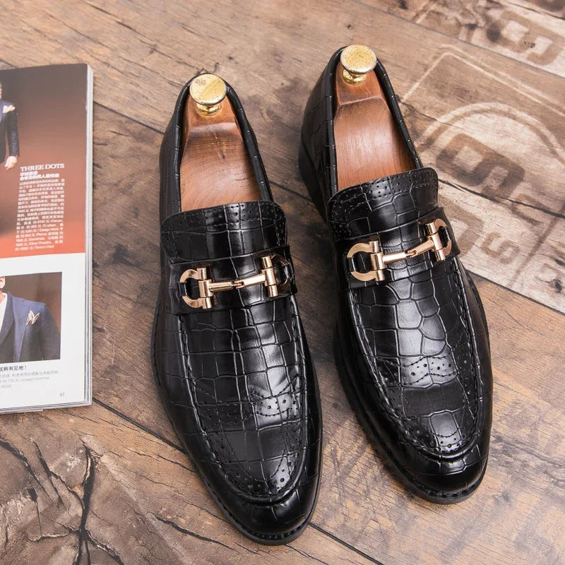 Men’s Casual and Breathable Leather Loafers