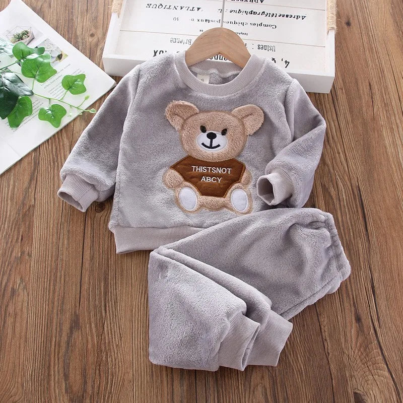 Children’s Thick Hooded Snowsuit for Winter