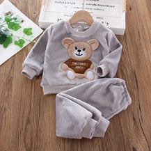 Children’s Thick Hooded Snowsuit for Winter