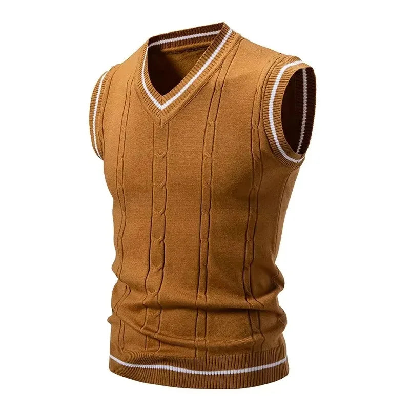 Men's Warm Knitted Sweater Vest