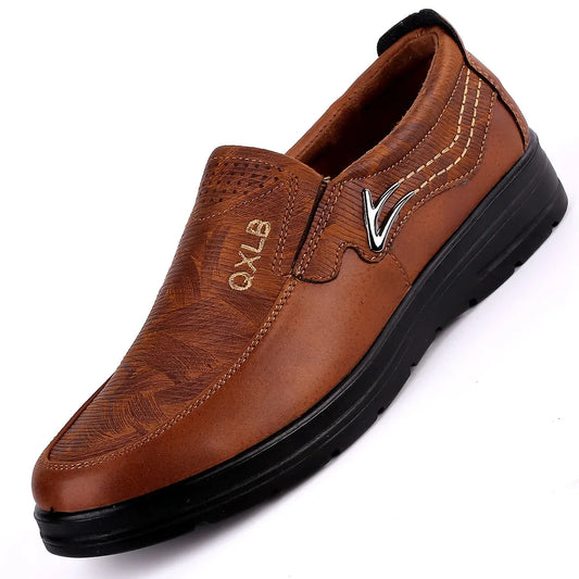 Men’s Fashion Leather Flat Shoes
