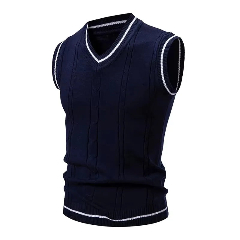 Men's Warm Knitted Sweater Vest