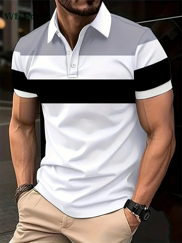 Men's Polo T-Shirt for Summer