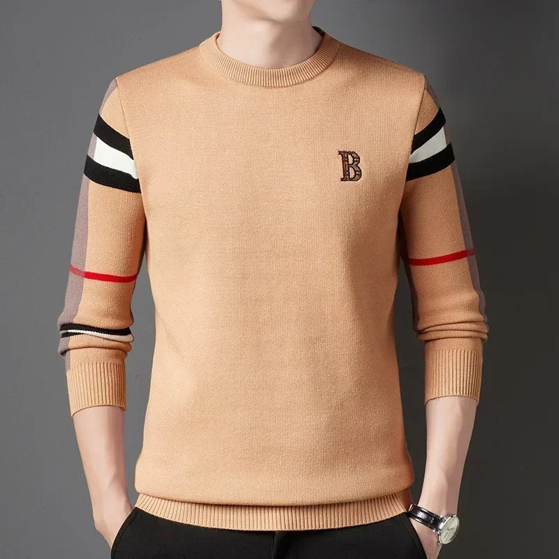 Warm Men’s Sweater Pullover for Winter