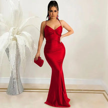 Women’s Elegant Backless Bodycon Dresss