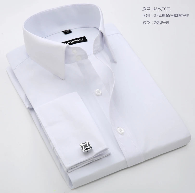 French cufflinks shirt for Men