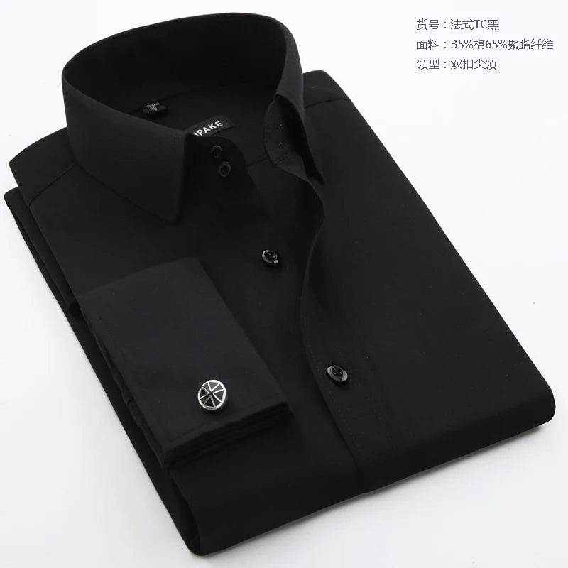 French cufflinks shirt for Men