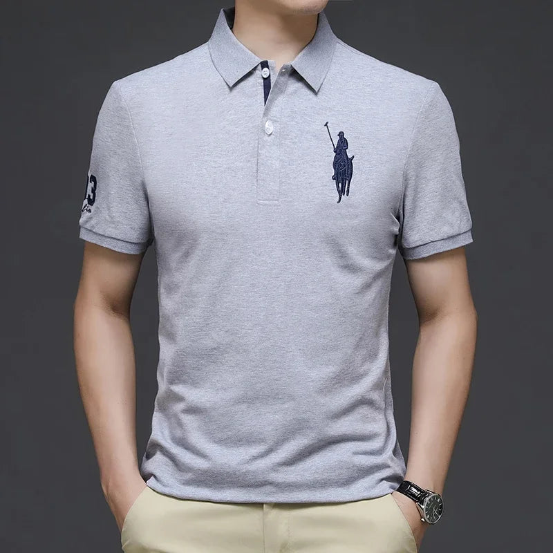 Men’s Luxury Embroidered Polo Shirt