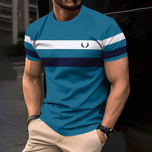 Men’s  Short Sleeve Striped T-Shirt