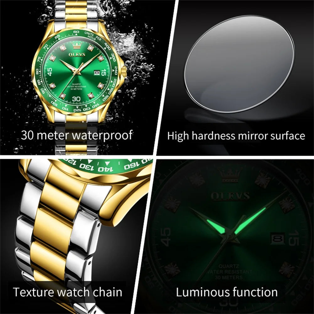OLEVS Men's Luxury Quartz Watch