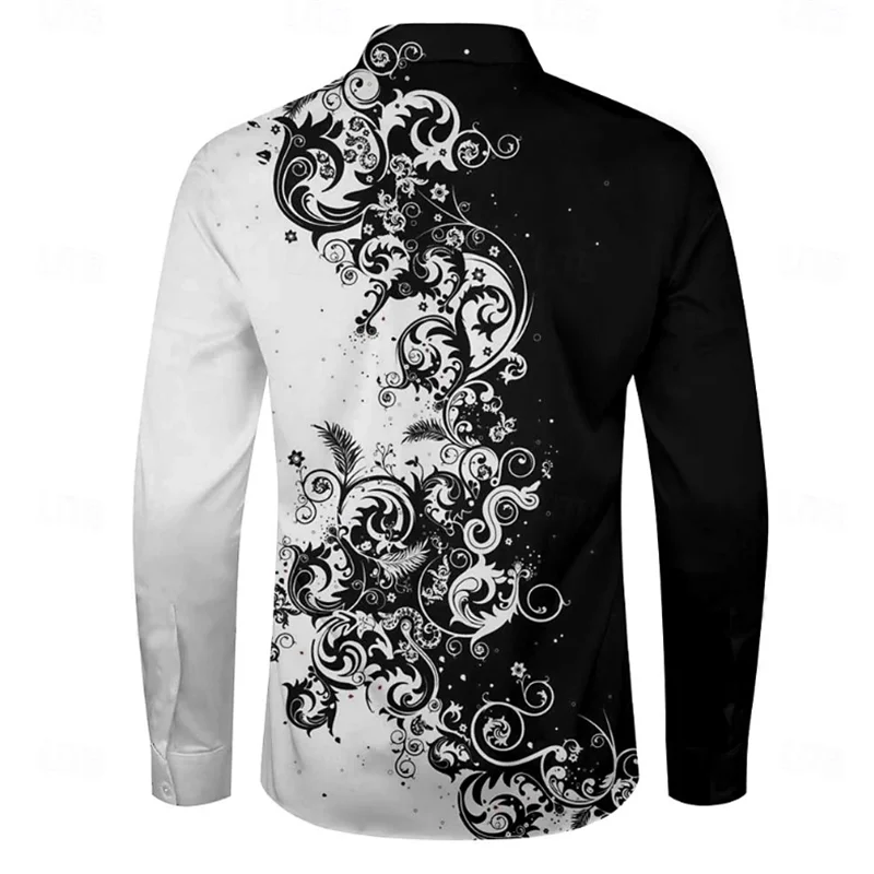 Men’s Floral Style Soft Shirt