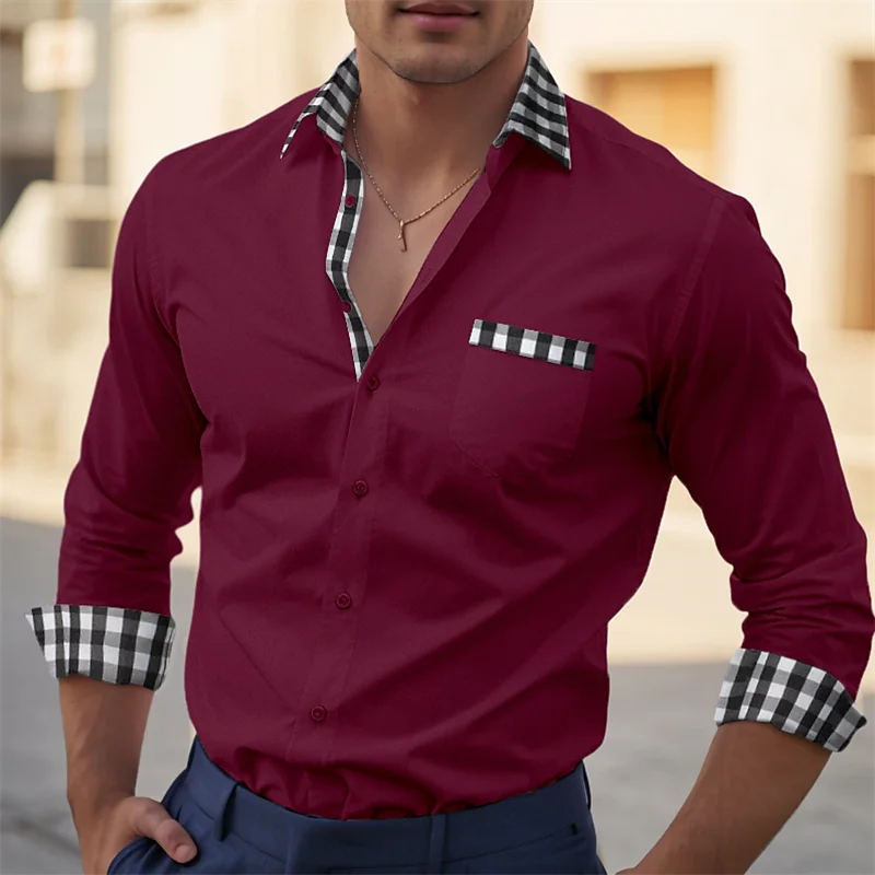 Men’s Modern Business Shirt for Office & Socials