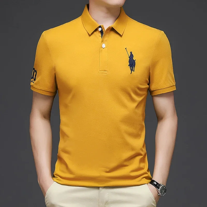 Men’s Luxury Embroidered Polo Shirt