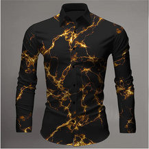 Men’s 3D Lightning Long Sleeve Shirt