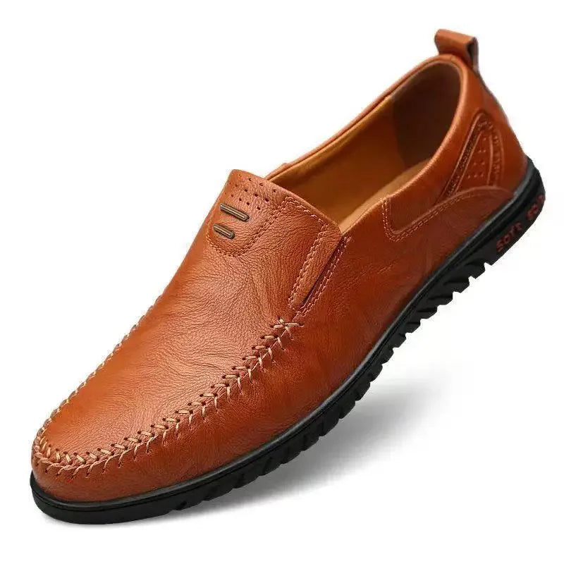 Men’s Handmade Summer Leather Sneakers