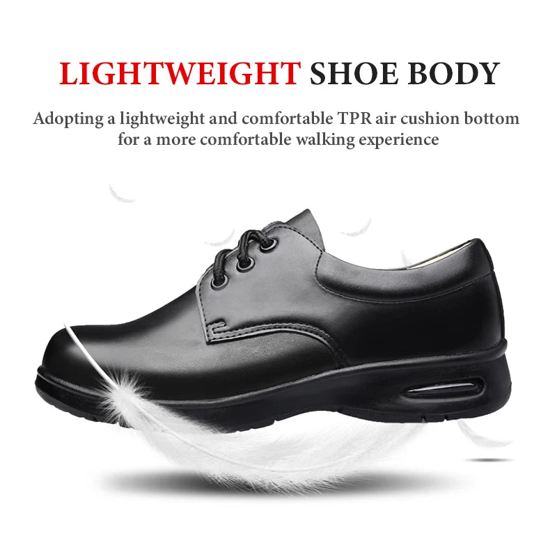 Kids  Soft Black Leather School Shoes