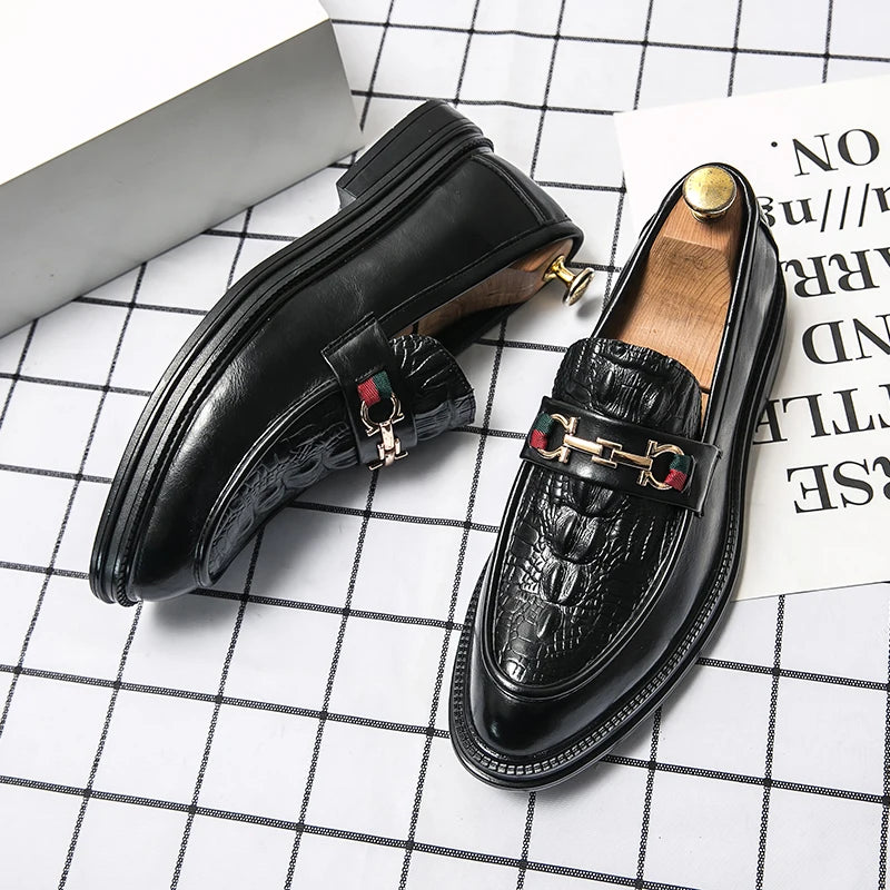 Men’s Italian Style Luxury Leather Loafer Shoes