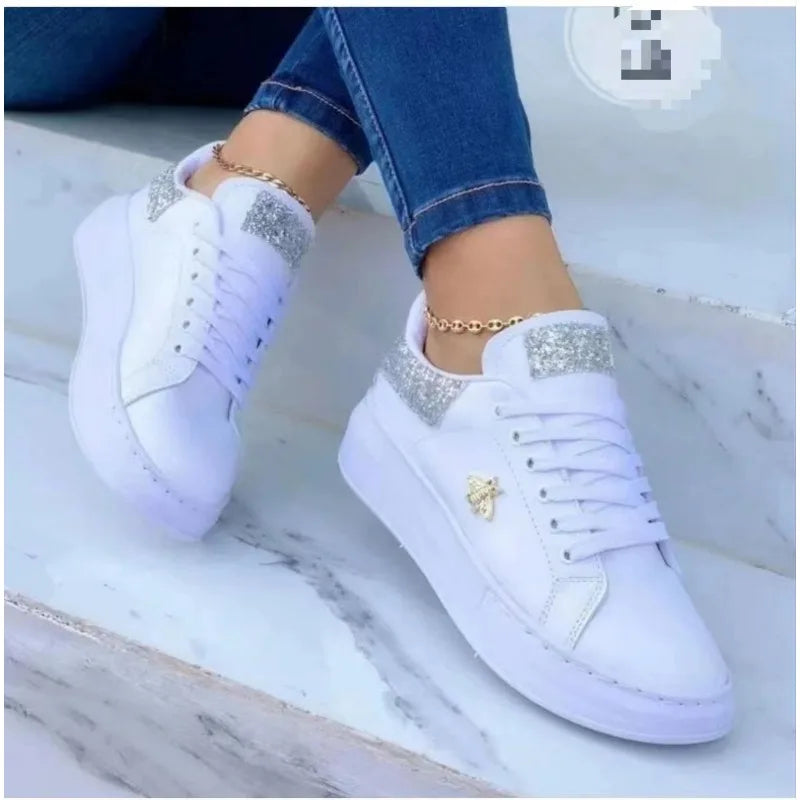 Women’s Waterproof White Sneakers