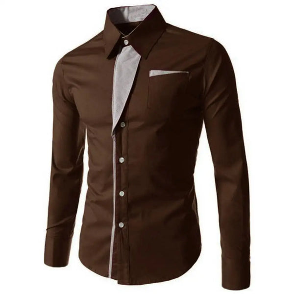 New Casual Cotton Soft Thin Mens Shirts Slim Fit Luxury Business Long Sleeve Shirt Male Lapels Outwear Streetwear