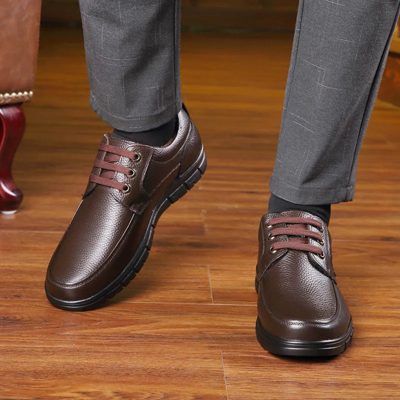 Men’s Warm and Comfortable Leather Shoes