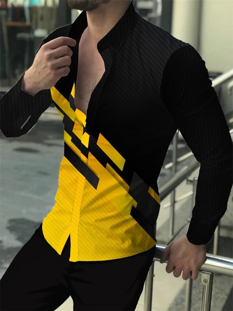 Men’s Luxury Single Breasted Shirt