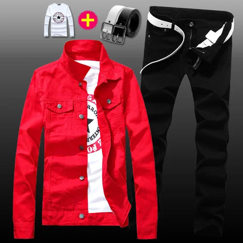Gpoiled Men’s 2-Piece Denim Set