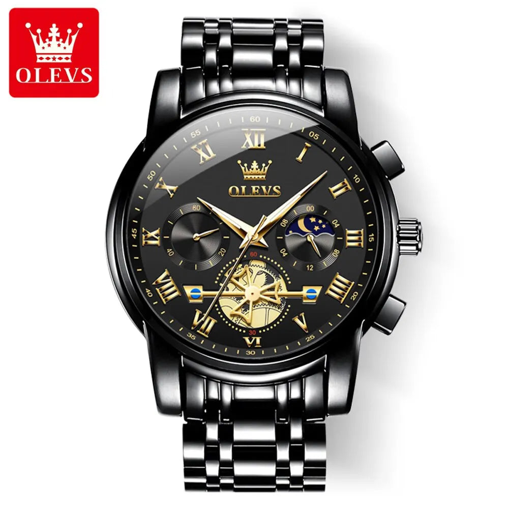 OLEVS Men’s Waterproof & Roman Numeral Watch