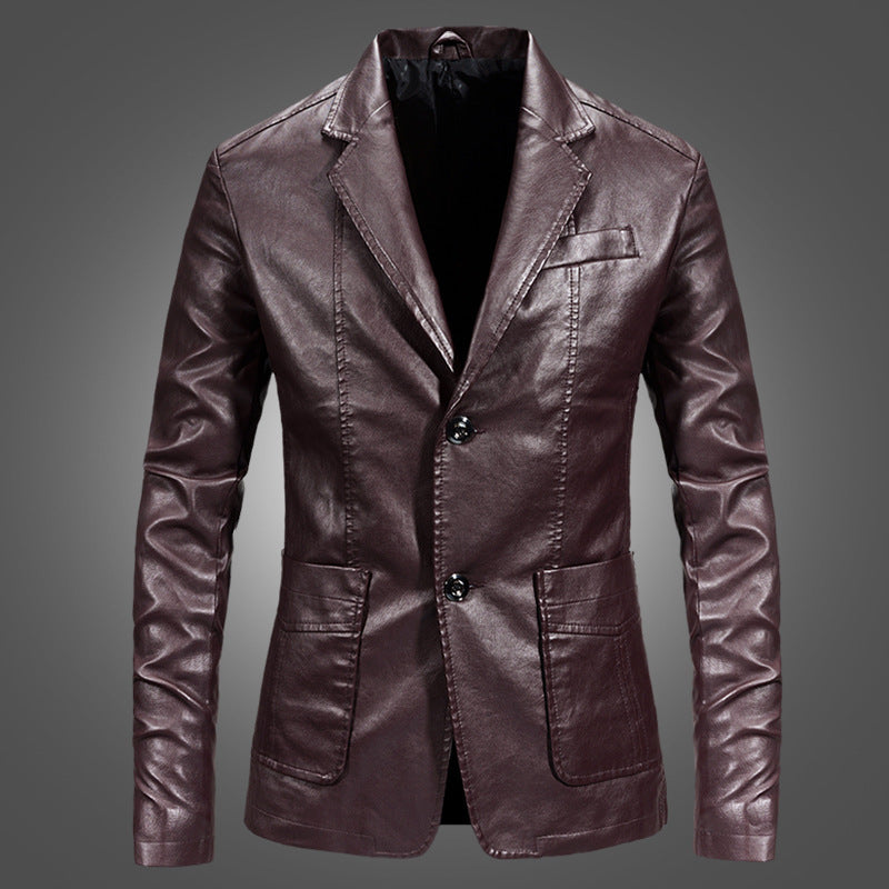 Men’s Spring Wear Leather Jacket