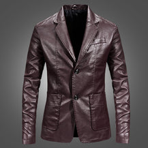 Men’s Spring Wear Leather Jacket