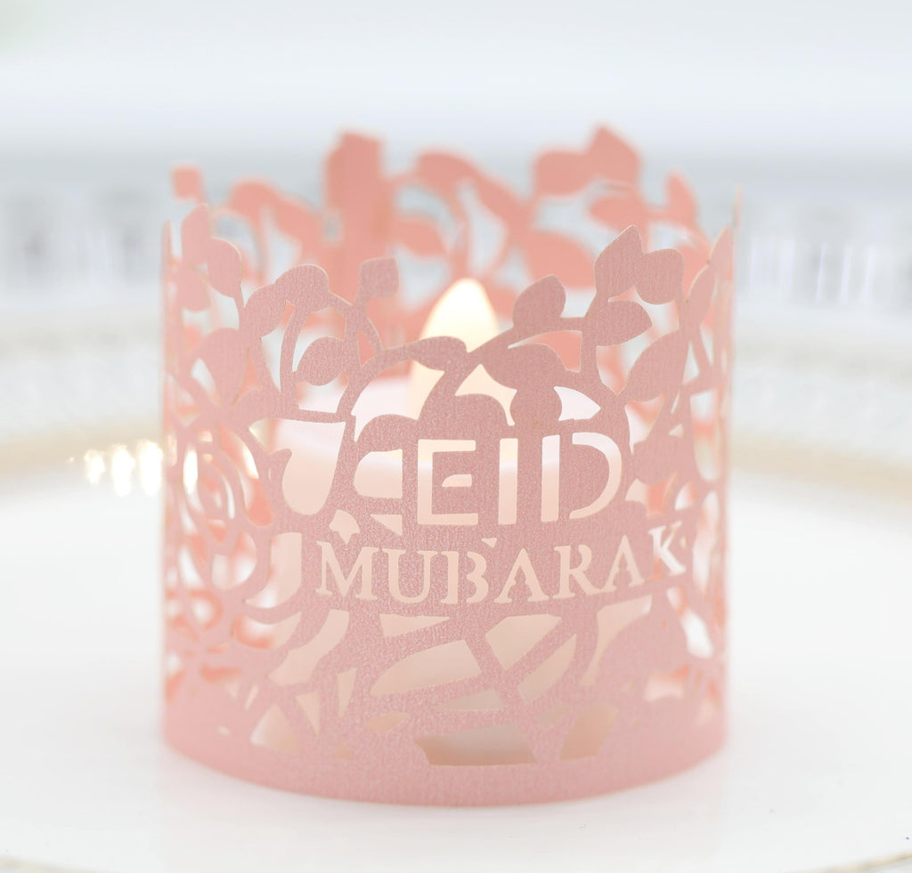 Ramadan Electronic Laser Cutout Candle Shades