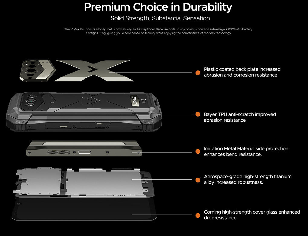 Durable VMAX PRO Android Smartphone