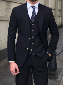 Men’s Slim Fit Three Piece Casual Suit