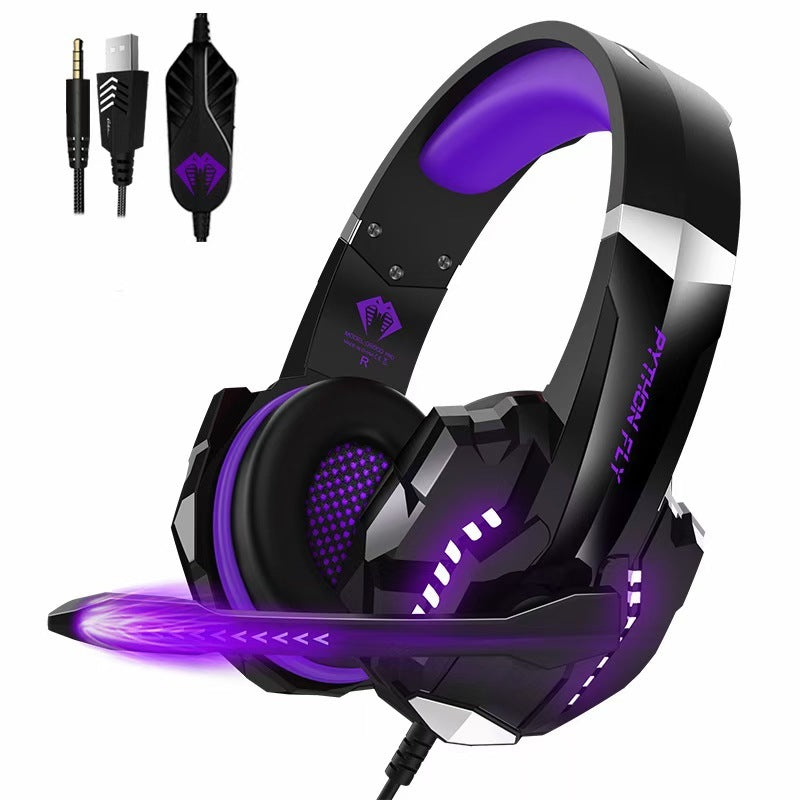 Multicolor Wired Gaming Headphones with Microphone